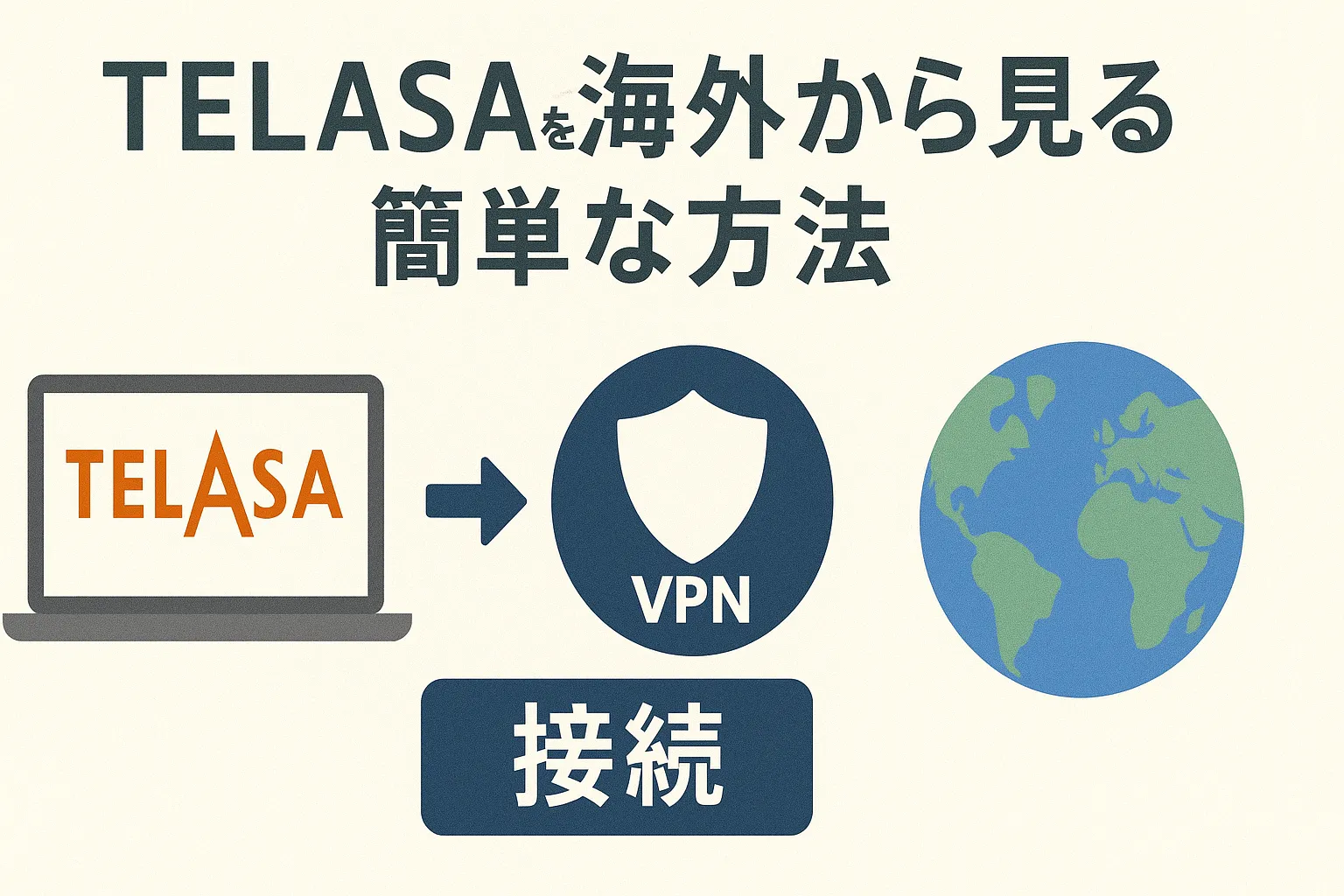 【最新】TELASAを海外から見る簡単な方法【VPN活用でドラマや映画を海外でも楽しむ】