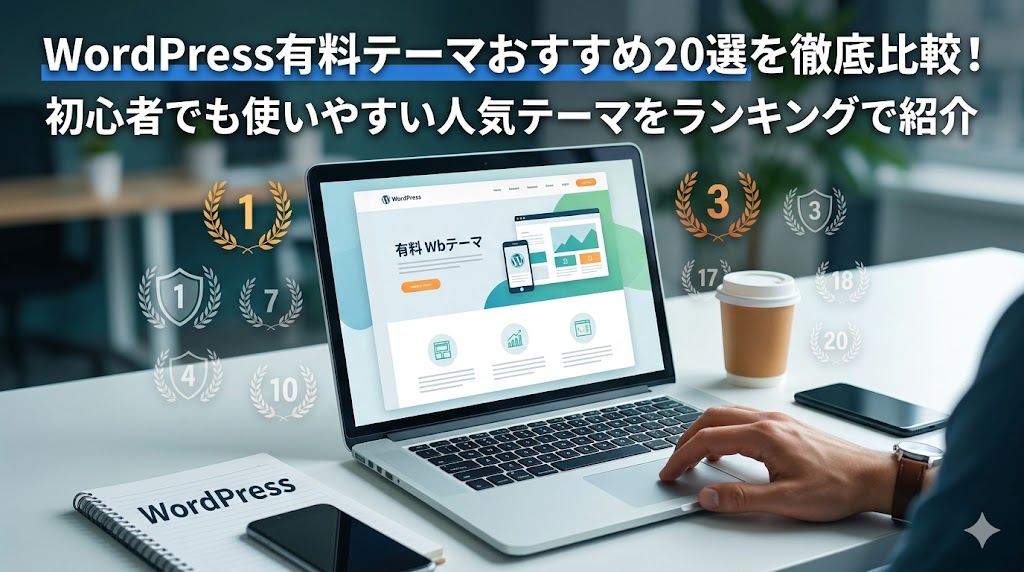 WordPress有料テーマおすすめ20選を徹底比較！初心者でも使いやすい人気テーマをランキングで紹介